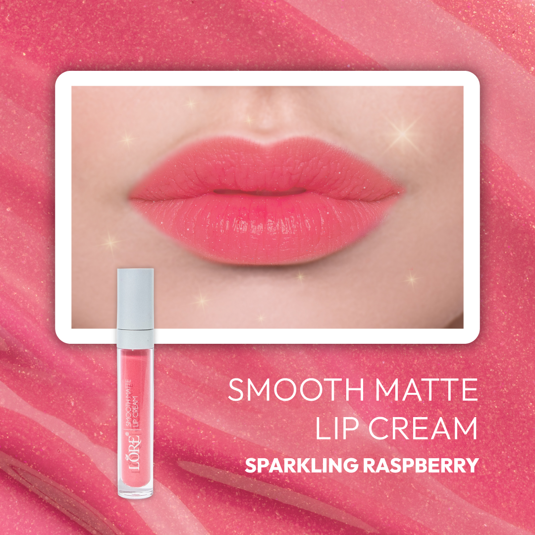 LORE Smooth Matte Lip Cream - Sparkling Raspberry - Image 2