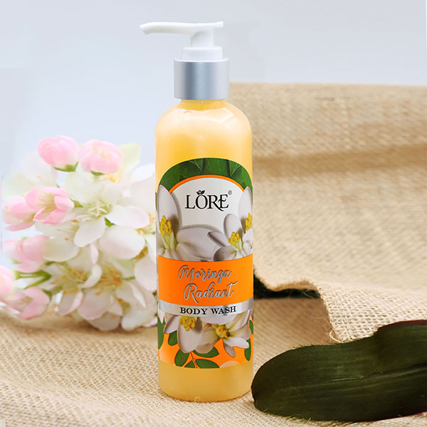 LORE Moringa Radiant Body Wash 240 ml - Image 3