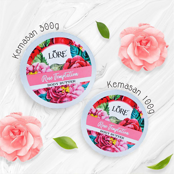 LORE Rose Temptation Body Butter 300 gr - Image 3