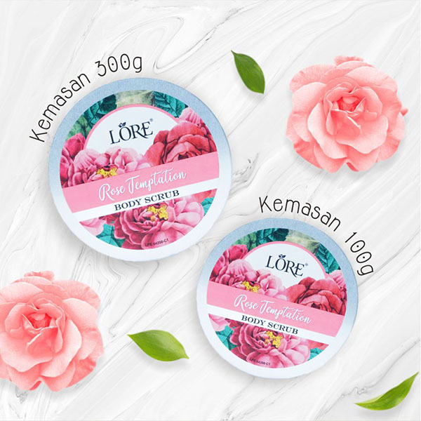 LORE Rose Temptation Body Scrub 100 gr - Image 3